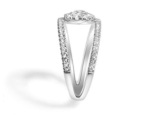 0.82CT T.W. Diamond Ring