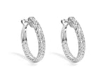 1.77ctw Diamond Hoop Earrings - HANIKEN JEWELERS NEW-YORK