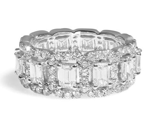 Ladies Diamond Eternity Ring 3.62ctw