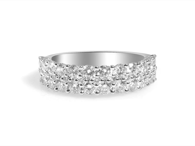 Double Row Diamond Ring