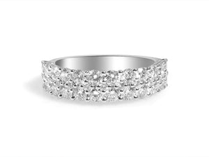 Double Row Diamond Ring