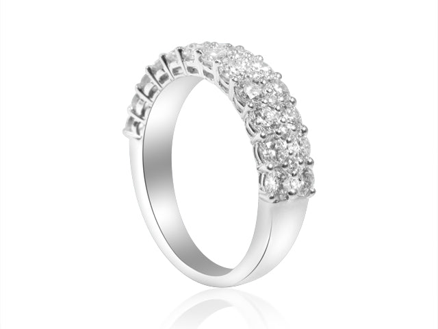 Double Row Diamond Ring