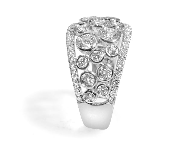 Bezel Set Diamond Fancy Ring 1.27ctw