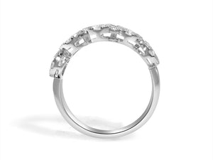 1.37ct tw Diamond Fancy Invisible Cluster Set Oval Ring